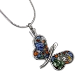 Floret Glass Butterfly Cremation Jewelry