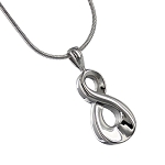 Infinity Cremation Jewelry Stainless Steel