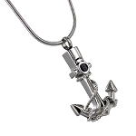 Anchor Cremation Jewelry Pendant