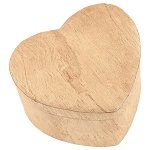 Woodgrain Heart Biodegradable Urn