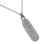 Silver Glyph Cremation Jewelry