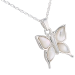 Butterfly Mother of Pearl Pendant