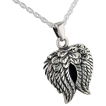 Angel Wings Pendant and Necklace for Ashes