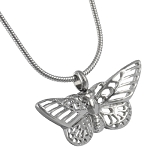 Lace Butterfly Cremation Jewelry