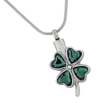 Four Leaf Clover Cremation Jewelry