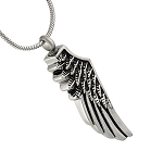 Angel Wing Pendant and Necklace for Ashes