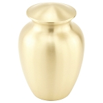 Simple Gold Cremation Urn Small