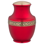 Romana Red Brass Cremation Urn