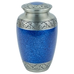 Capital Blue Brass Urn for Ashes