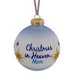 Christmas In Heaven Memorial Ornament for Mom