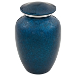 Starry Night Blue Urn for Ashes - Medium