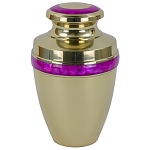 Albion Pink Mother of Pearl Urn 