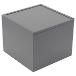 Simple Cube Urn Gray