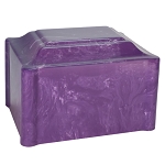 Claremont Cultured Marble Cremation Urn - Purple
