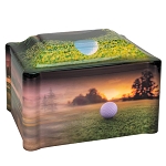 Golf Panoramic Cremation Urn