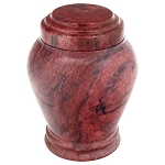 Red Marble Extra Small Urn