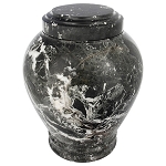 Empire Green Marble Cremation Urn