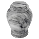 Wave Gray Marble Extra Small Urn