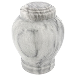 Wave Gray Marble Small Urn