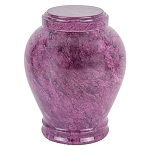 Purple Marble Cremation Urn