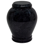 Ebony Marble Cremation Urn