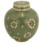 Pear Blossom Cloisonne Extra Small Urn 