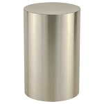 Stainless Steel Silver Cylinder Urn