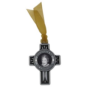 Pewter Cross Memorial Ornament