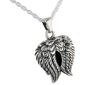 Angel Wings Pendant and Necklace for Ashes