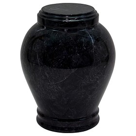 Ebony Marble Cremation Urn