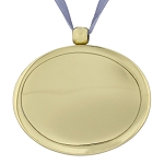 Cremation Urn Pendant in Bright Gold