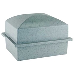 Crowne Compact Urn Vault for Box Burial - Gray
