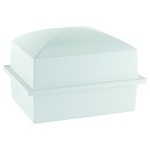 Crowne Compact Urn Vault for Box Burial - White