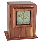 Tree of Life Tile Cedar Urn